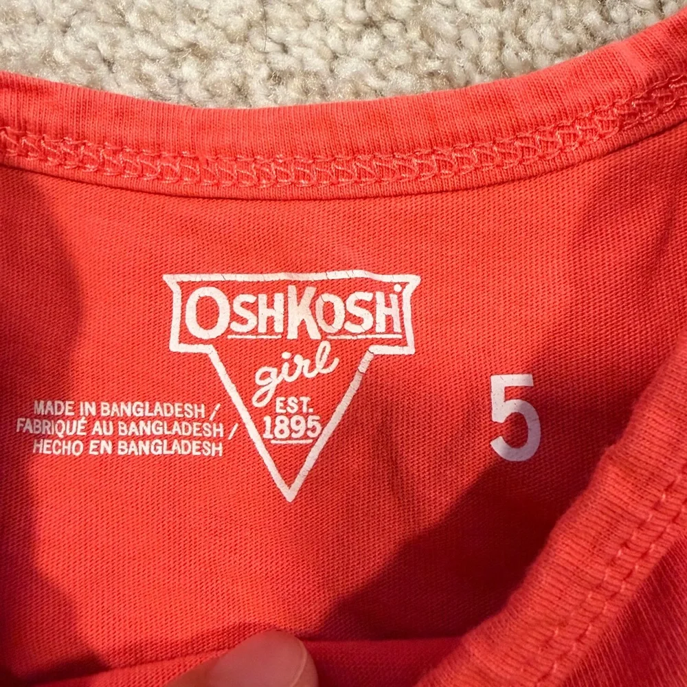 OshKosh B'gosh Red Long-Sleeve 'Let's Dance' Tee with Ballet Shoe Graphics - Picture 2 of 5